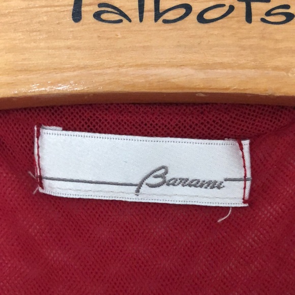 Vintage Red Mesh Ruffled Blouse - Size S - Picture 5 of 9